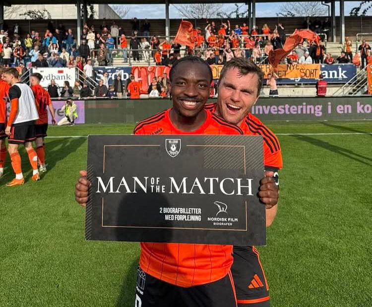 Youngster Hakim Sulemana wins MVP award after match-winning display